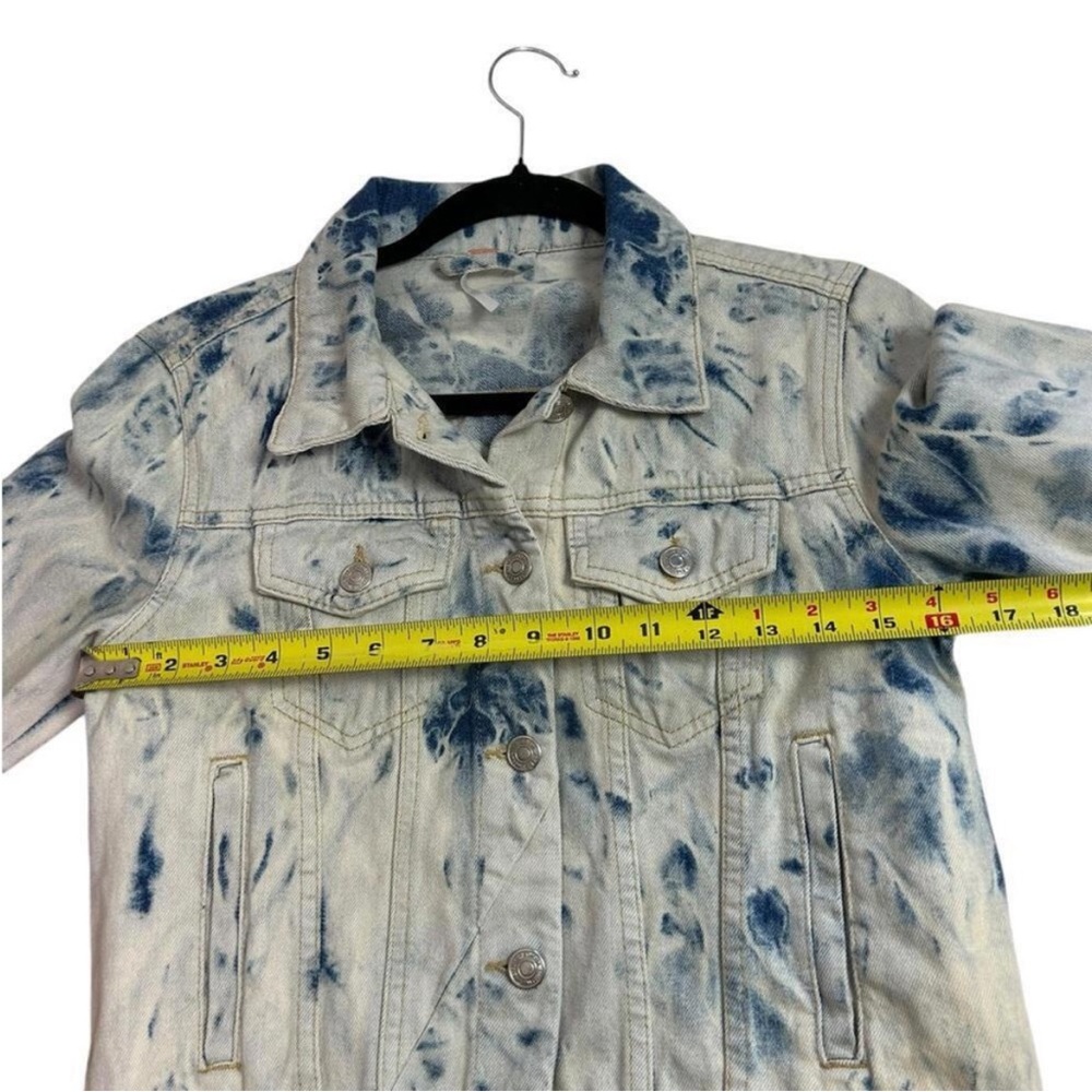 NWOT Free People Rumors Denim Jacket in Jones Tie Dye Size S - Picture 12 of 15